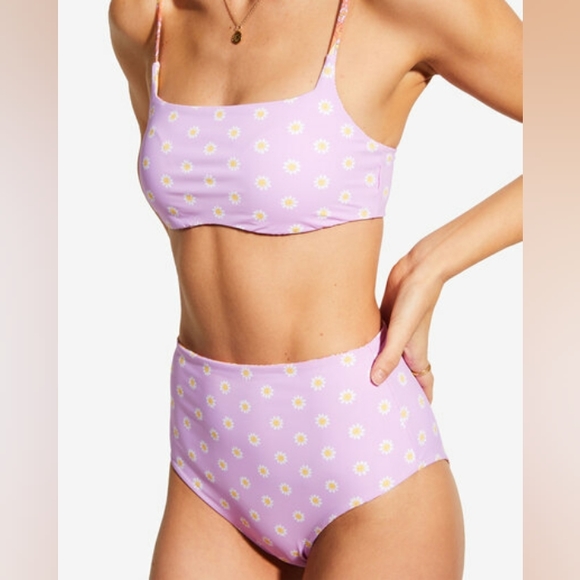 Billabong x Smiley Good Times Zoe Reversible Crop Bikini Top - Picture 5 of 14